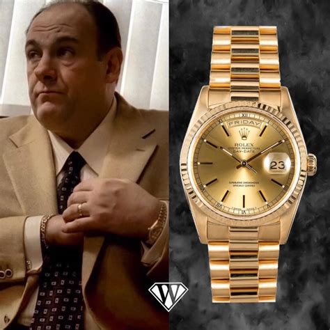 rolex president tony soprano|Rolex Coolness: James Gandolfini Rocking his Rolex Presidential .